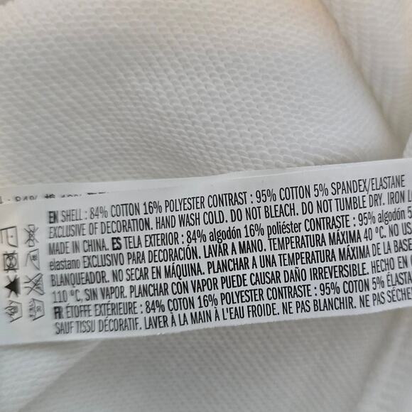 Grey Lab Los Angeles White Pink Sequin Novelty Fries Sweatshirt Women's Small - Picture 6 of 6